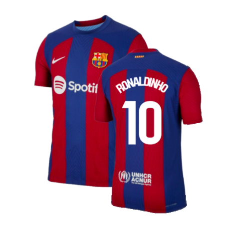 FC Barcelona Ronaldinho 10 Home Trikot 2023-2024