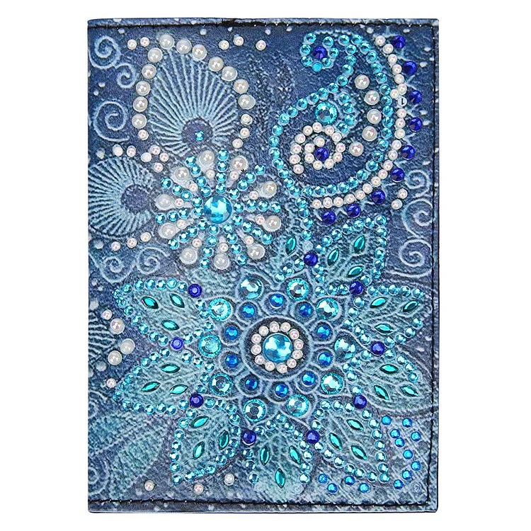 DIY Special Shaped Diamond Painting Leather Passport Protective Cover Gift gbfke