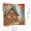 Diamond Painting-DIY Full Round Drill Autumn Cottage(40*40 CM)