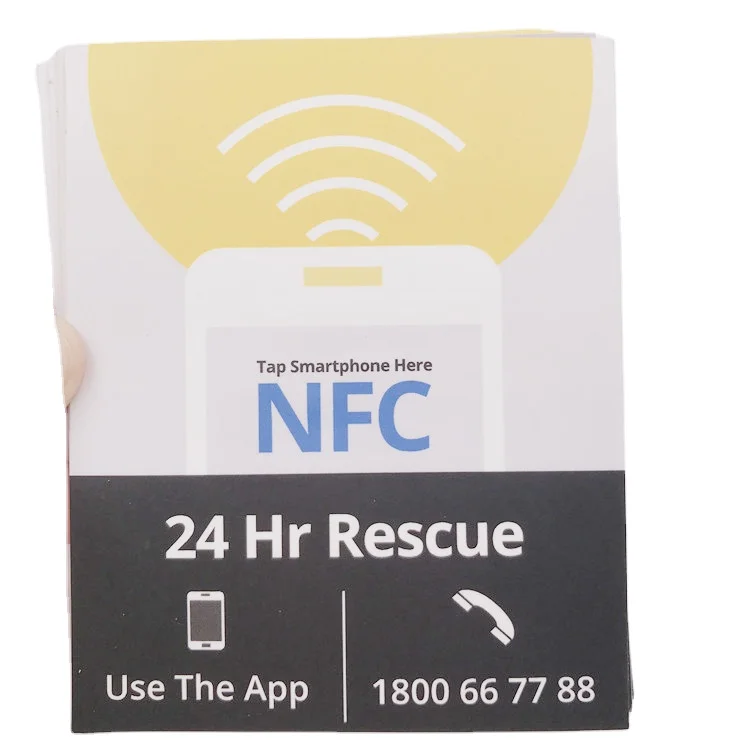 Big size UV SUN Proof Outdoor Tag NFC enabled Sticker Decals for Promotional, advertisement or holidays