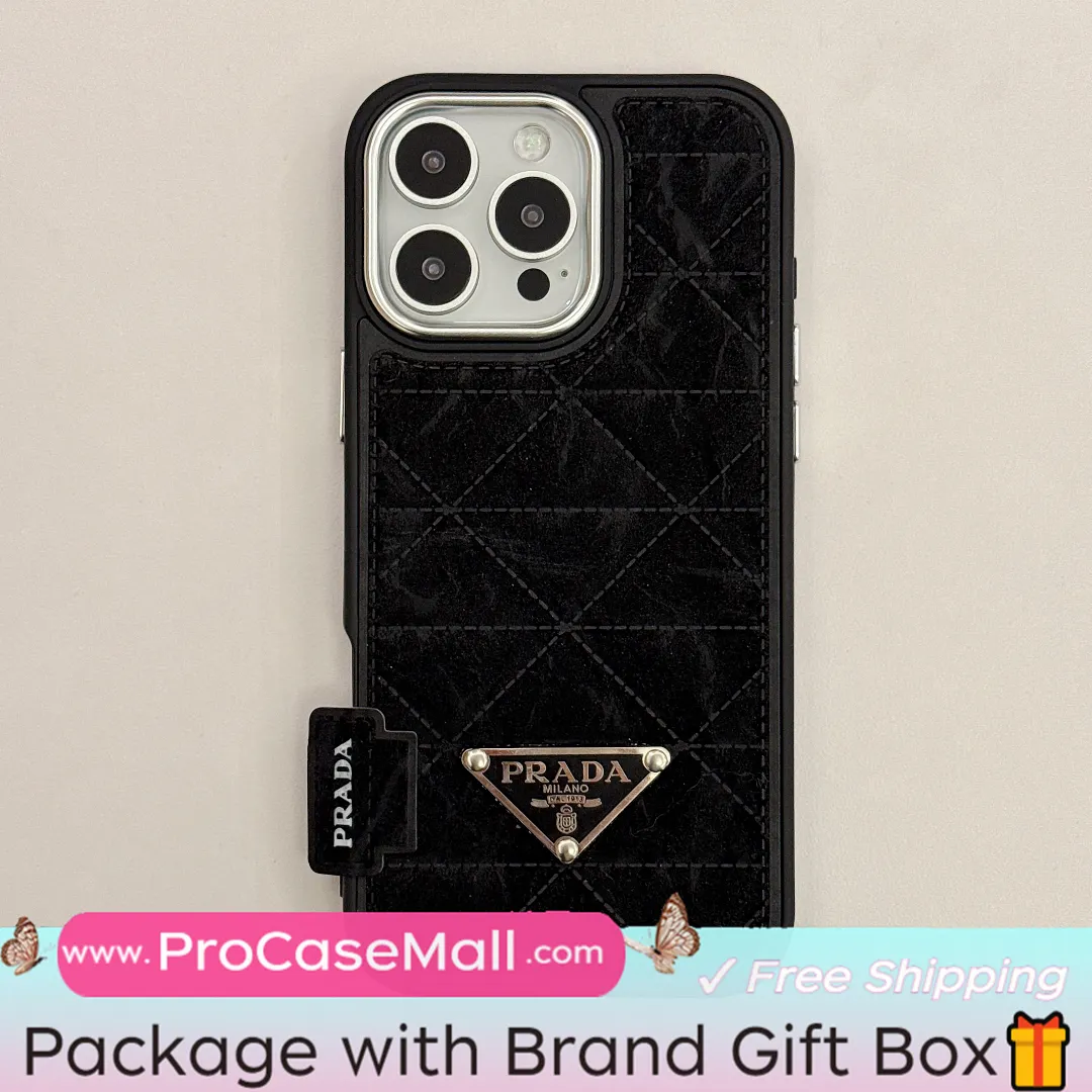 PRADA PREMIUM SNOW MOUNTAIN LEATHER APPLE IPHONE CASE