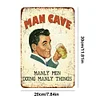 Man Cave - Metal Tin Signs(8*12Inch/12*16Inch) - Bar