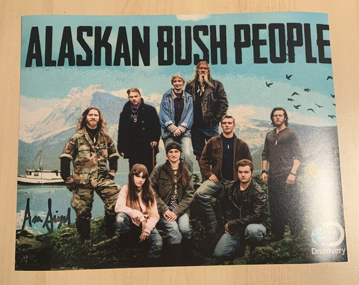 ASA SIEGEL HAND SIGNED 8x10 Photo Poster painting AUTOGRAPHED ALASKAN BUSH PEOPLE SHOW COA