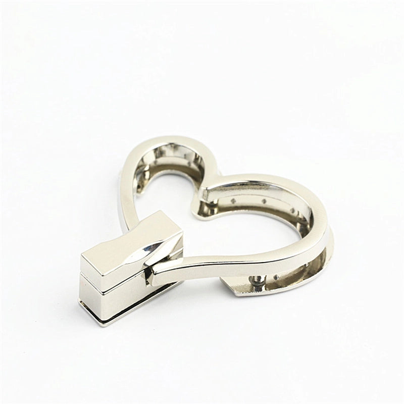 Bag Lock Heart Lock/hardware Lock Buckle Bag Hardware Accessories Lock Golden Metal Screw Lock Switch Lock Buckle