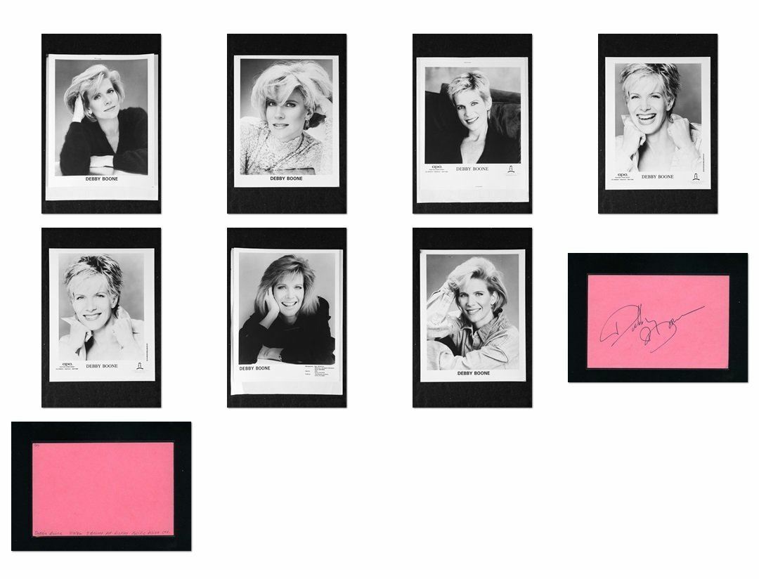 Debby Boone - Signed Autograph and Headshot Photo Poster painting set - SINGER