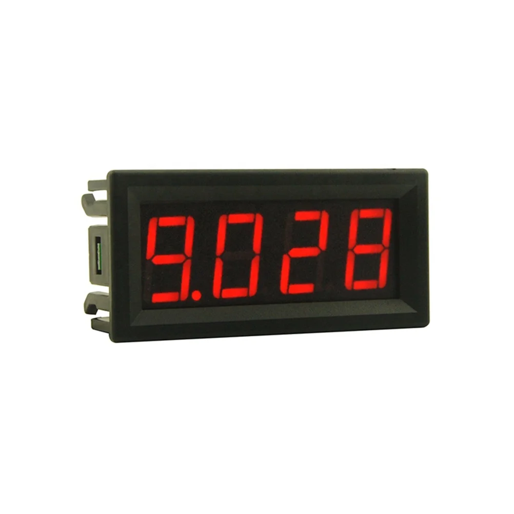 0.56Inch 4 Digit Display 0-10A DC High Precision Ampere Meter Digital Current Detection Meter Monitoring Panel Ammeter
