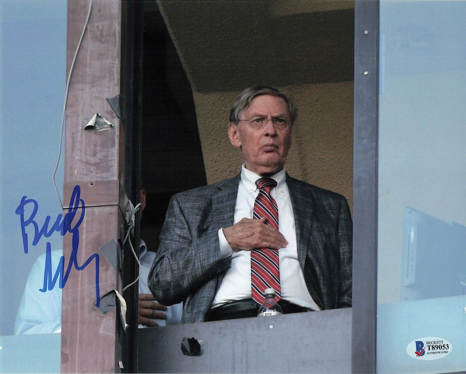 Allan Bud Selig signed 8x10 Photo Poster painting BAS Beckett Commissioner Autographed