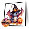 (40*40cm)Halloween Pterosaur - Full Round Drill Diamond Painting