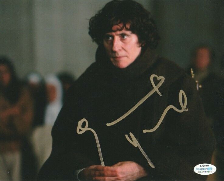 GABRIEL BYRNE SIGNED BRIDGE OF SAN LUIS REY 8x10 Photo Poster painting! USUAL SUSPECTS ACOA COA