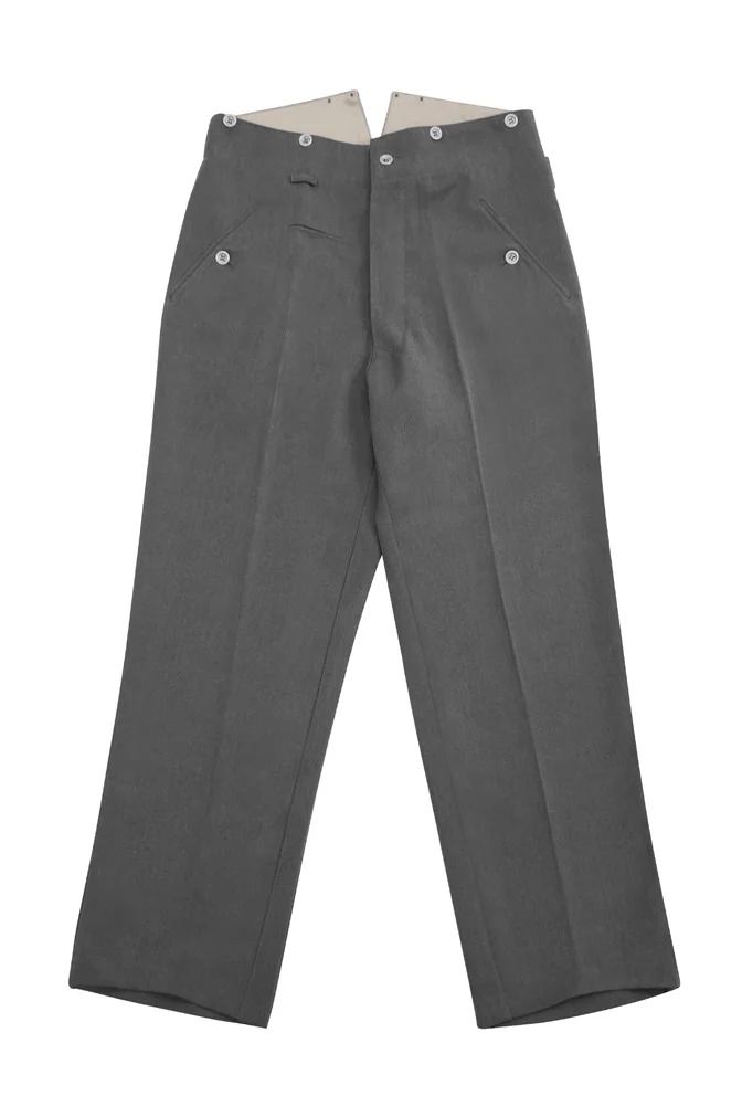   Empire German M1915 Stone Grey Gabardine Trousers German-Uniform