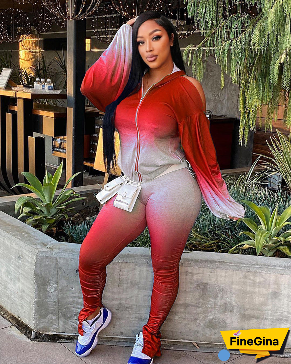 Gradient Pant Set