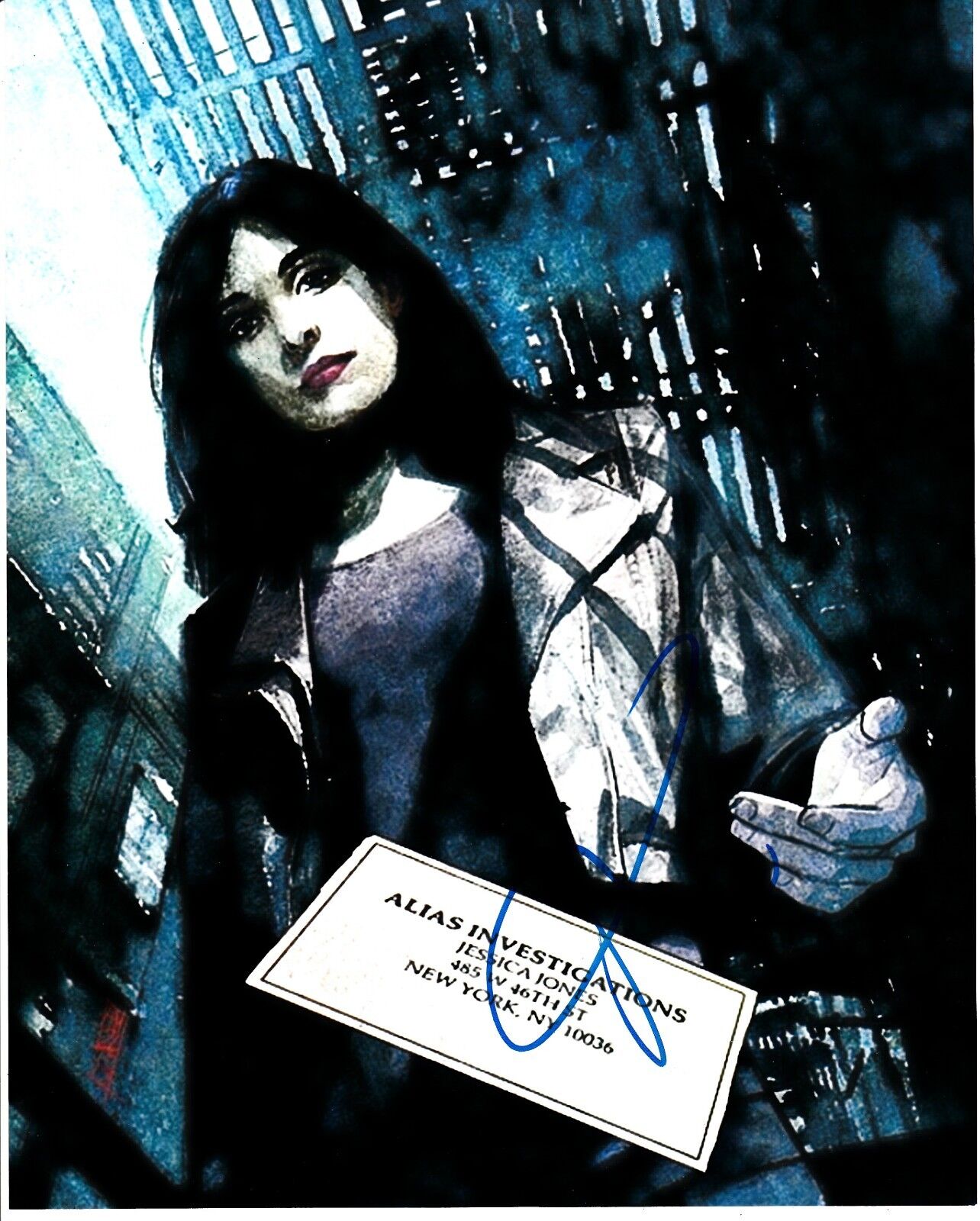 KRYSTEN RITTER SIGNED JESSICA JONES Photo Poster painting UACC REG 242 (8)