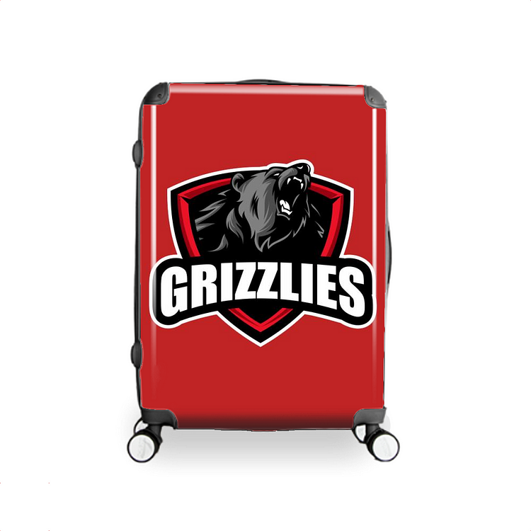 Grizzlies Bear Vancouver Grizzlies, Basketball Hardside Luggage