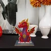 Holz Drachen Baby - 5d DIY Handwerk Ornament