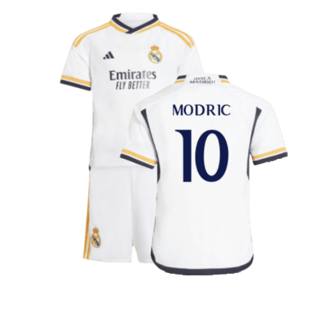 Real Madrid Luka Modric 10 Heimtrikot Kinder Mini Kit 2023-2024