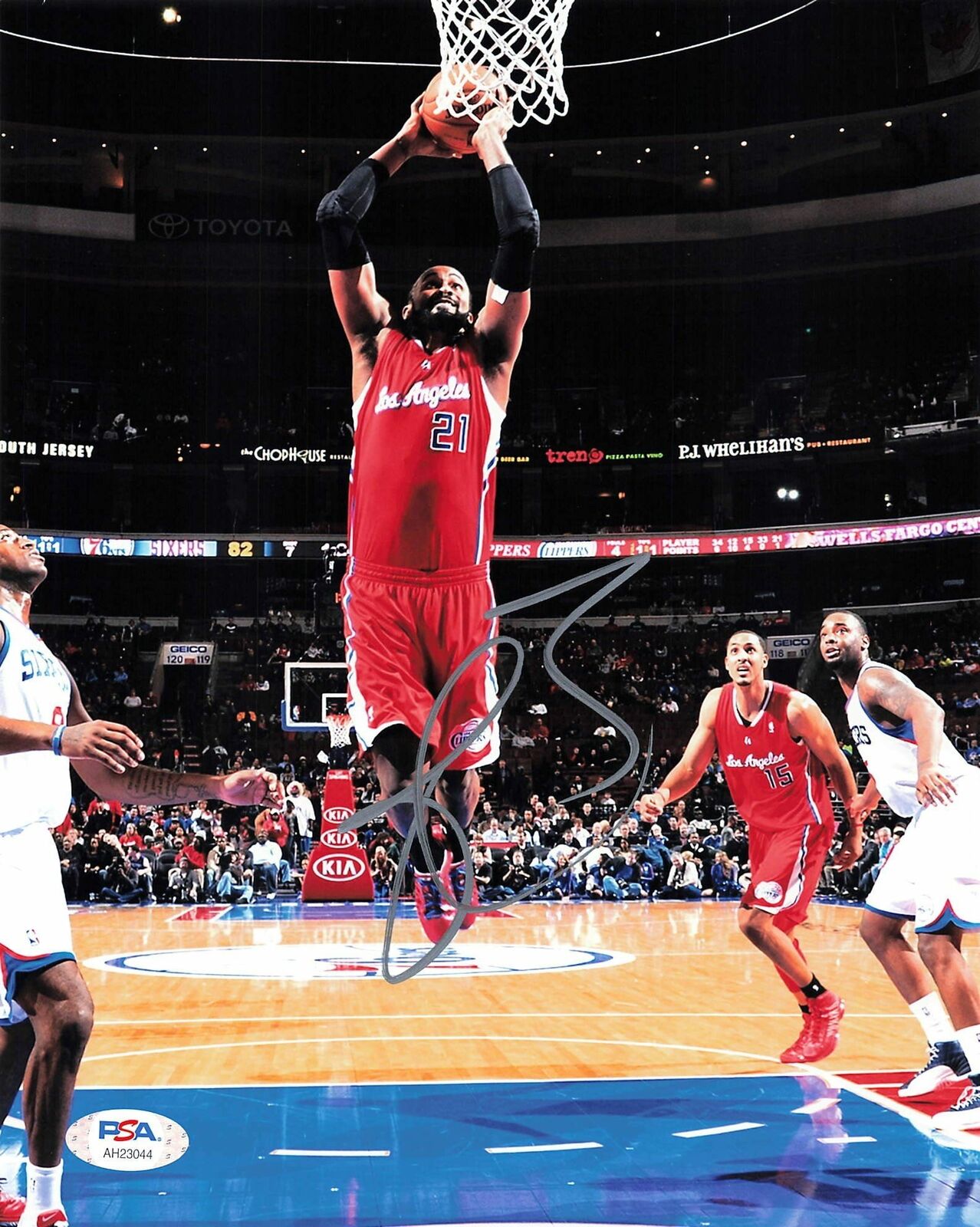 Ronny Turiaf signed 8x10 Photo Poster painting PSA/DNA Los Angeles Clippers Autographed