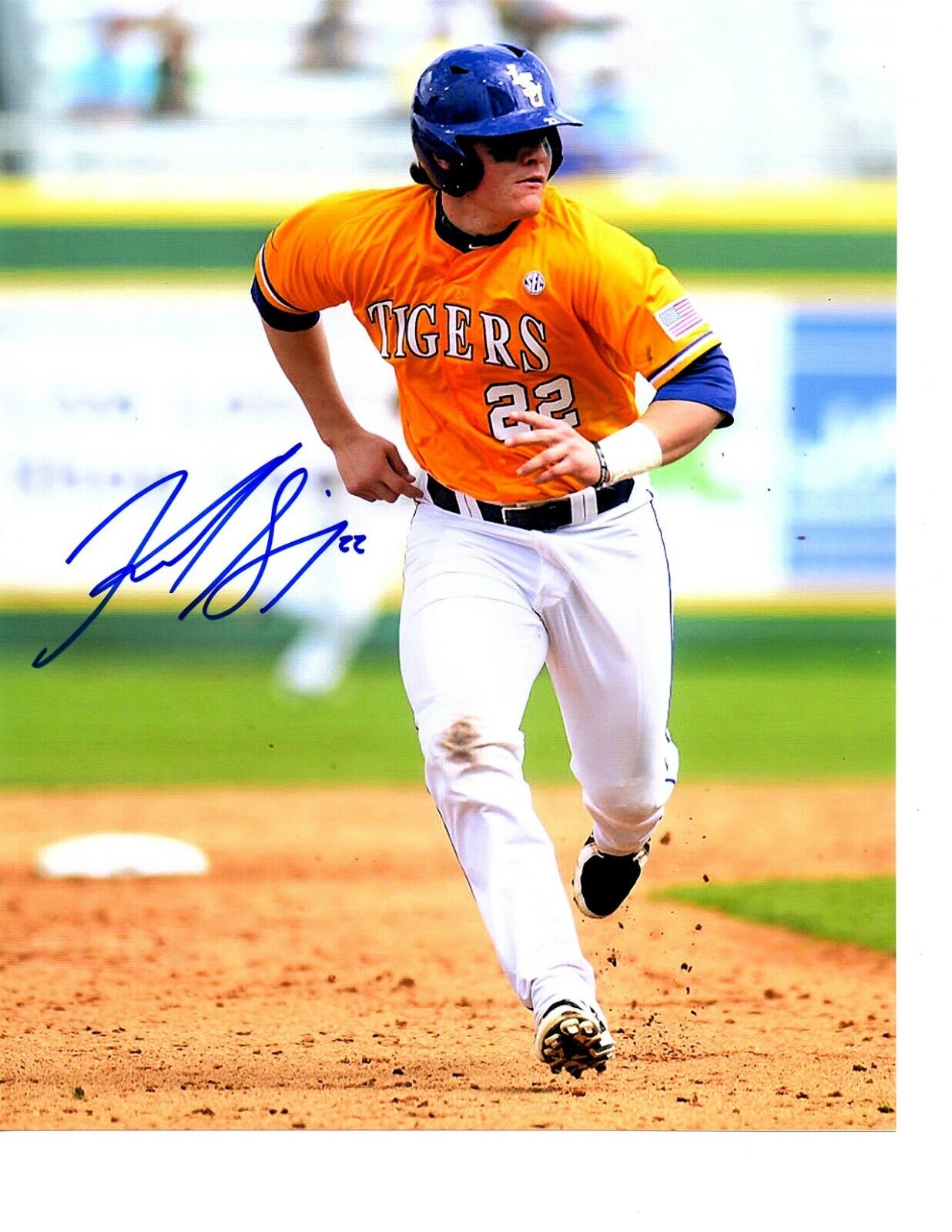 Kade Scivicque LSU Tigers Signed 8x10 Photo Poster painting Autographed Detroit Tigers BAYOU e