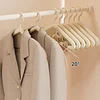 Bold and enlarged high-end thickened anti-shoulder corner household clothes hanging seamless clothes rack integrated