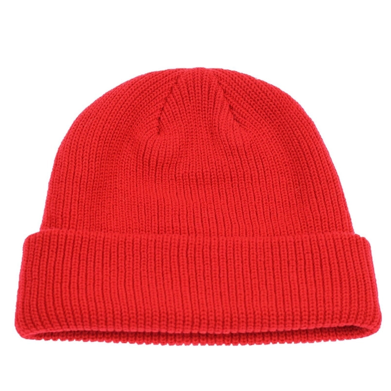 Unisex Minimalist Solid Color Eaveless Wool Cap