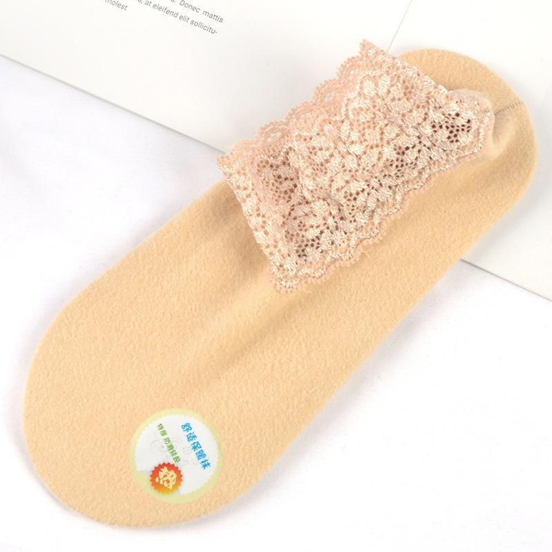  thdmladies New Fashion non-slip Lace Warmer Socks thedmladies