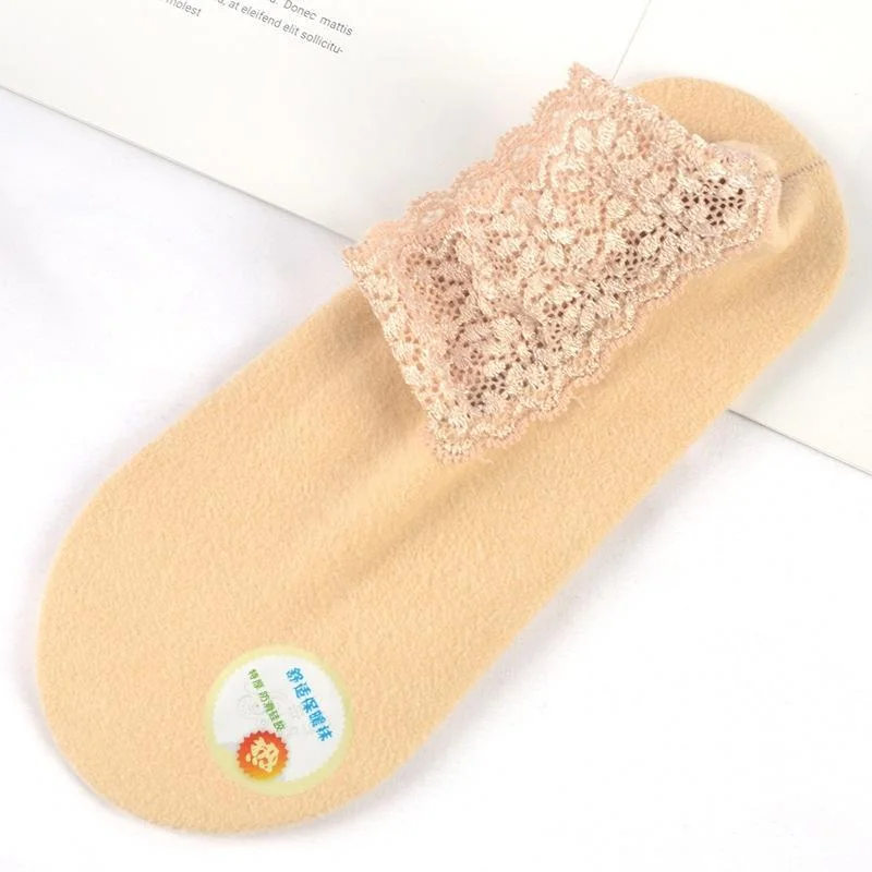 New Fashion non-slip Lace Warmer Socks DMladies