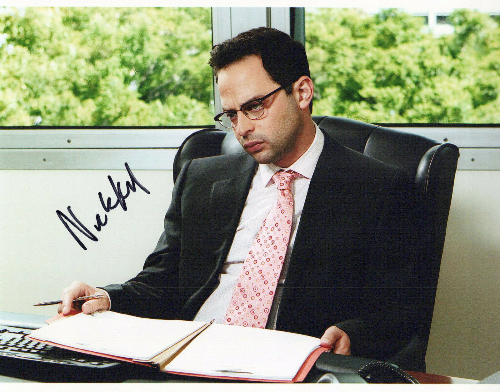 Nick Kroll head shot autographed Photo Poster painting signed 8x10 #8