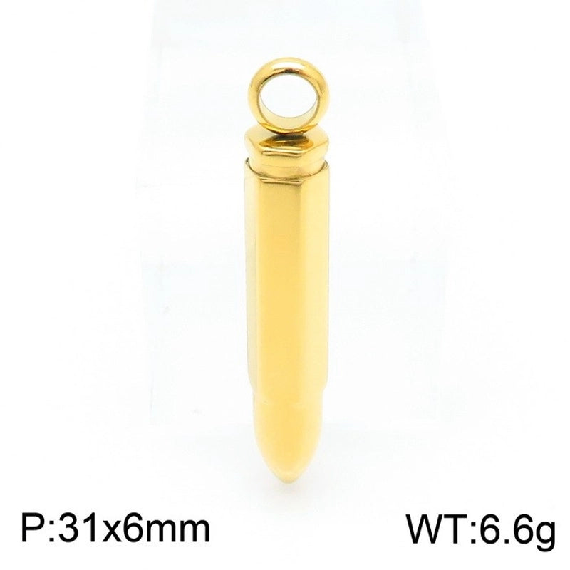 Casual Punk Geometric Titanium Steel Charms