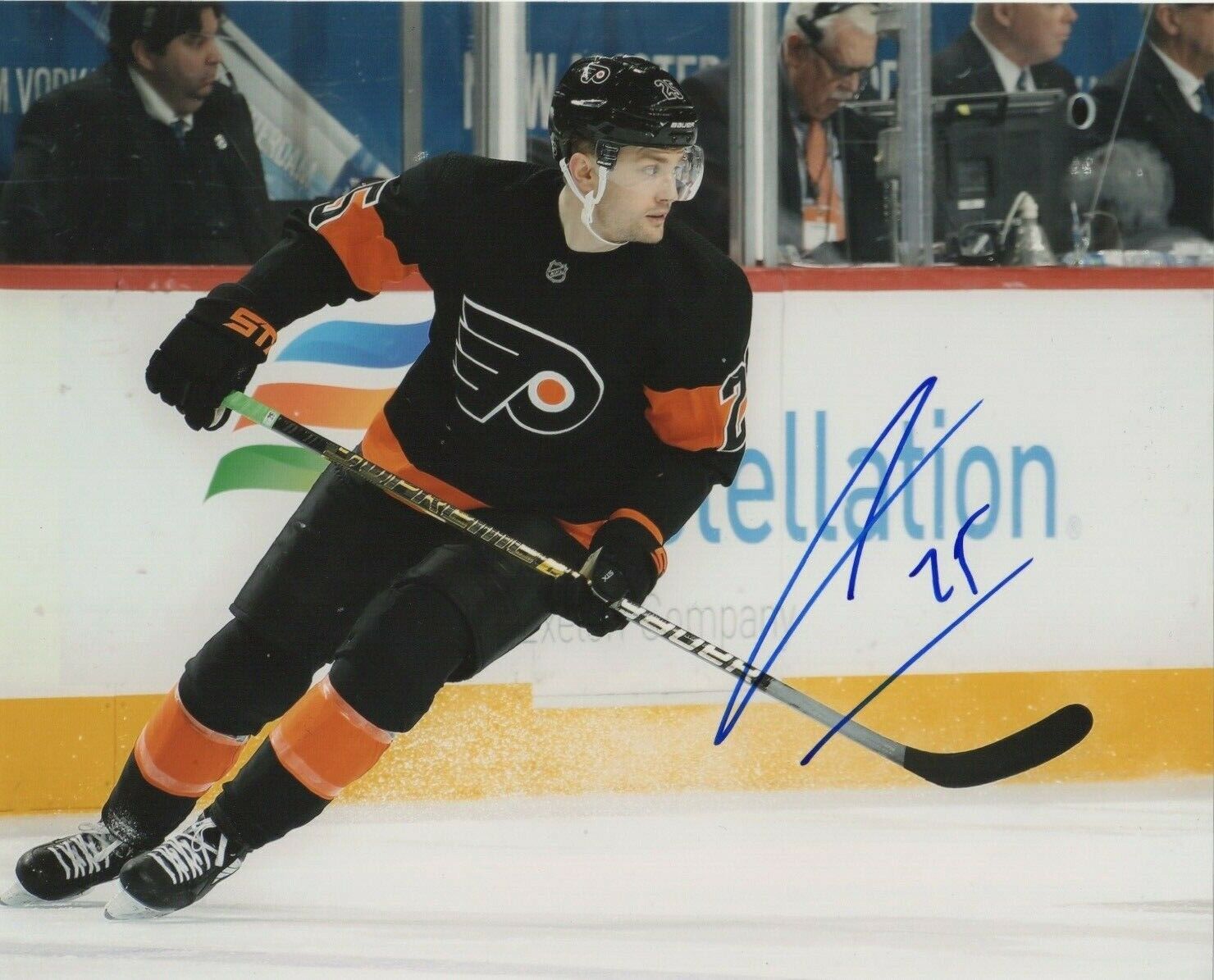 Philadelphia Flyers James Van Riemsdyk Signed Autographed 8x10 NHL Photo Poster painting COA #1