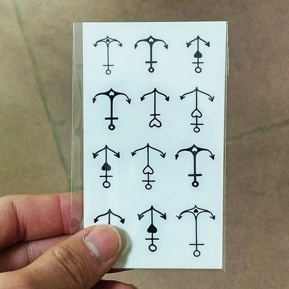 Waterproof Temporary Tattoo Sticker Cool Moon Fake Tatto Flash Tatoo Foot Arm hand Neck Body Art for Girl Men Women