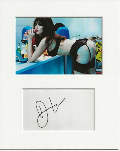 Daisy Lowe model genuine authentic autograph signature and Photo Poster painting AFTAL COA