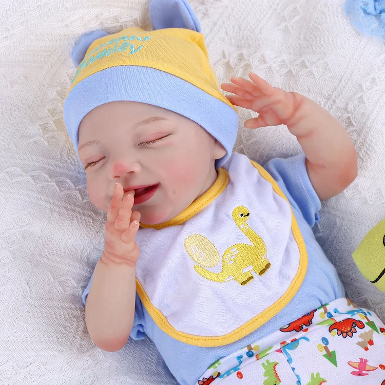 Babeside Olivia 20" Sleeping Reborn Baby Doll Infant Baby Smiling Boy with Dimple