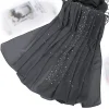 Soft Chiffon Rhinestone Women Long Scarf Flowing Hijab Shawl