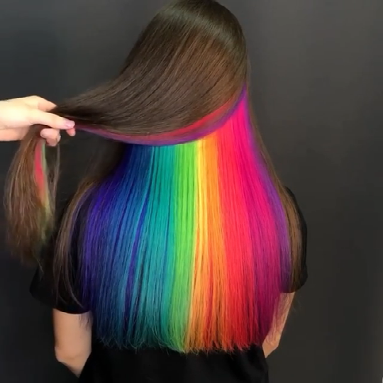 Zaesvini Hair® | (🔥HOT)Honey Brown Colorful Hiddenrainbow  Lace Frontal Wigs  Hair Wigs Zaesvini