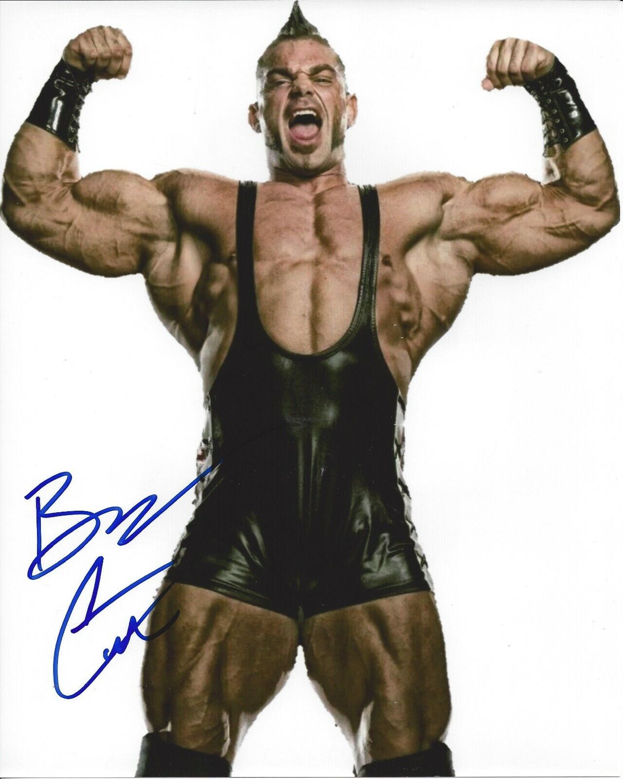 Brian Cage autographed 8x10 AEW In Person 1