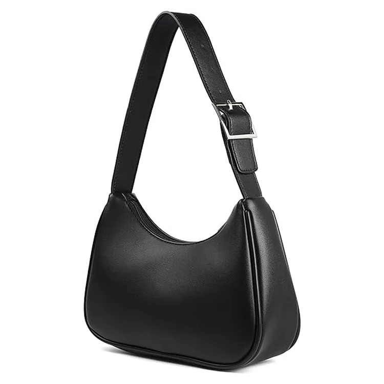 Women Casual Tote Handbag Solid Color Minimalist Shoulder Bag Female Commute Bag