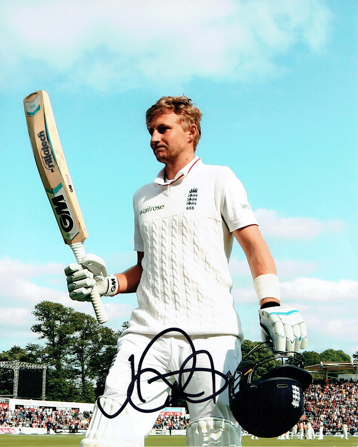 Joe ROOT Signed Autograph 10x8 England Batsman Cricket Photo Poster painting AFTAL COA Yorkshire