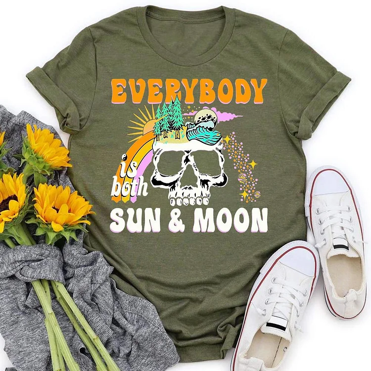 Everybody is Both Sun and Moon  T-Shirt Tee-06628