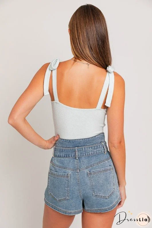 TAYLOR STRAP TIE BODY SUIT