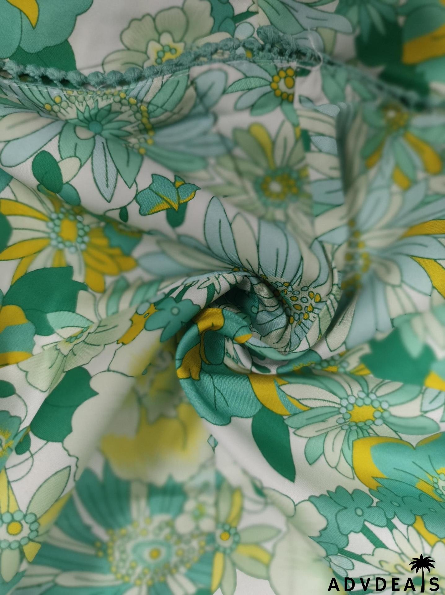 Women Sexy Printed Puff Sleeve Top and Skirt Casual Two-piece Set