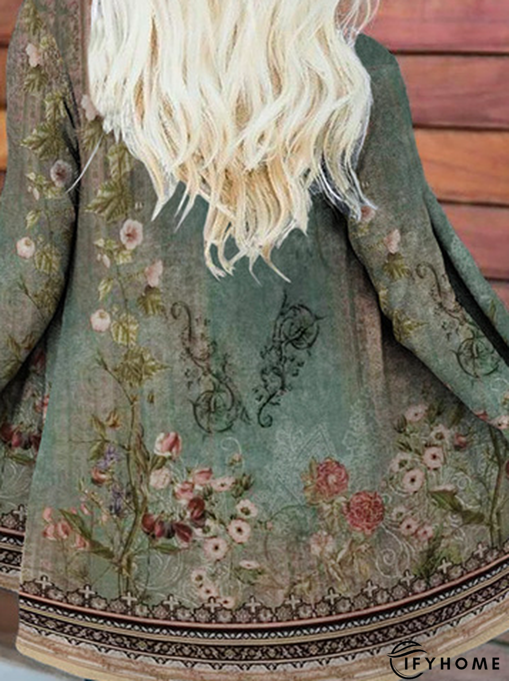 Casual Floral Loose Others Other Coat | IFYHOME