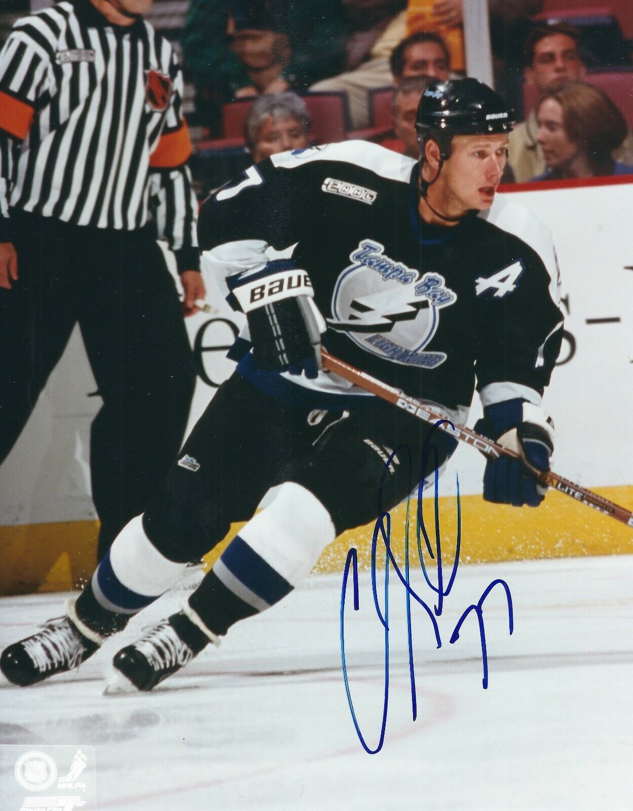 Signed 8x10 CHRIS GRATTON Tampa Bay Lightning Autographed Photo Poster painting - COA