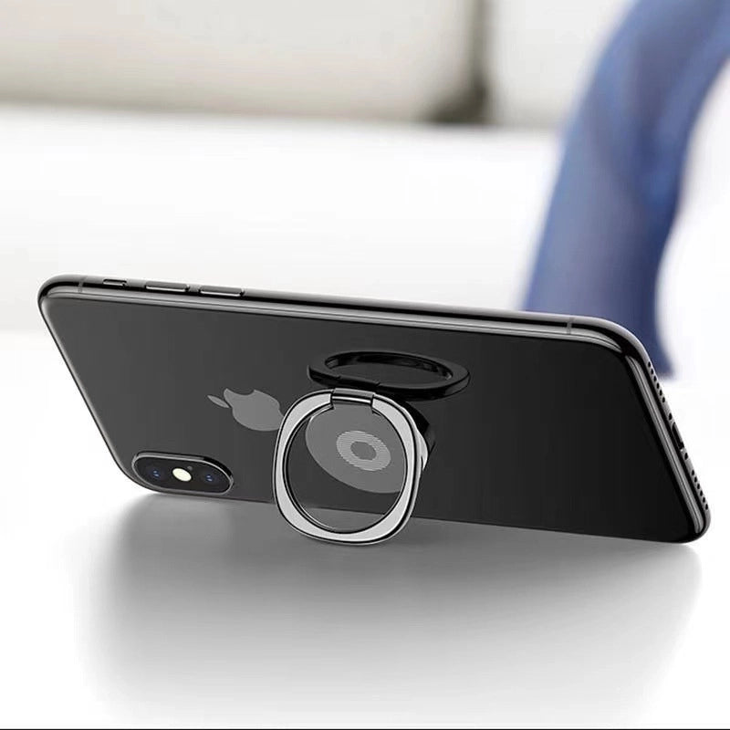 Metal Handset Ring Bracket Diy Creative Fastened Ring 360 Back Sticker Lazy Bracket Gift Logo