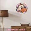 uk.everydayedeals (Limited Stock)DIY Diamond Painting Wooden Clock - Animal