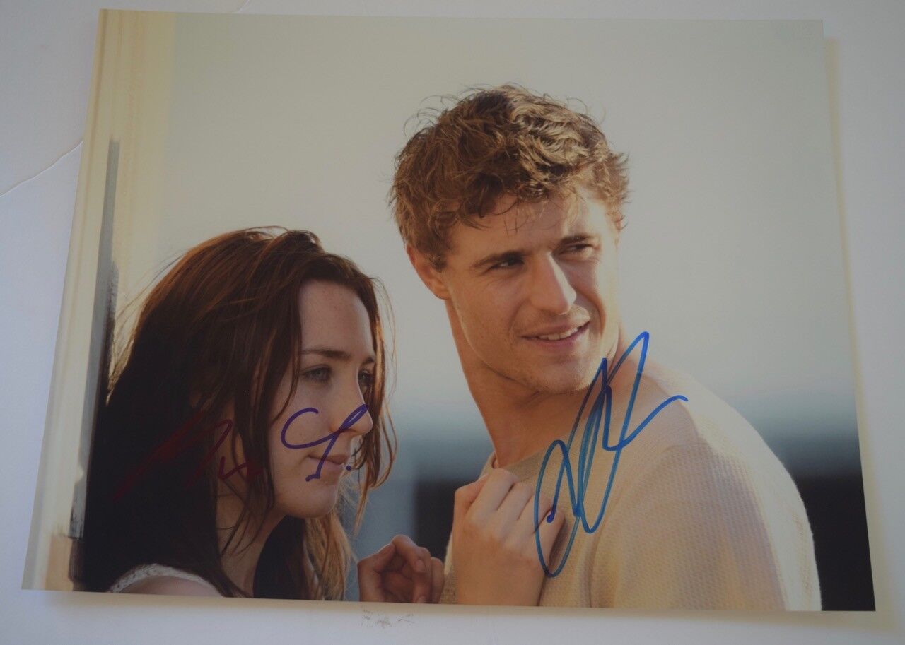 Max Irons & Saoirse Ronan Signed Autographed 11x14 Photo Poster painting THE HOST COA VD