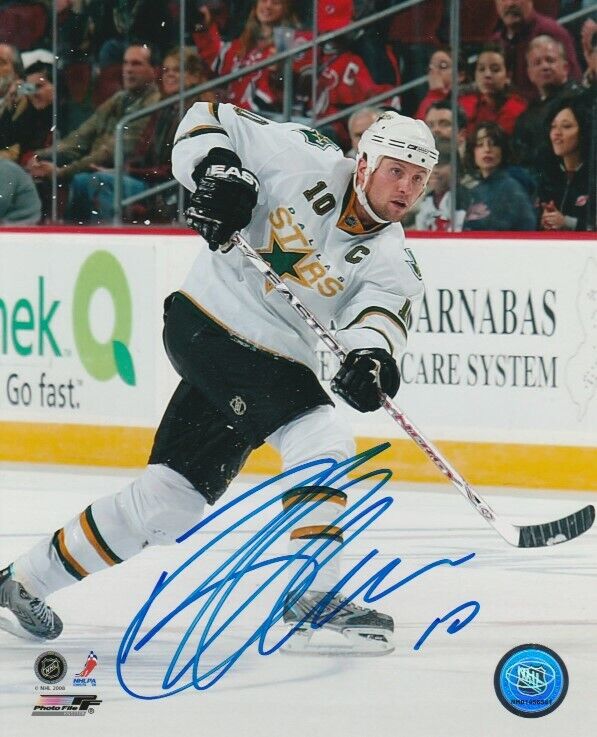 BRENDEN MORROW SIGNED DALLAS STARS 8x10 Photo Poster painting #4 Autograph PROOF!