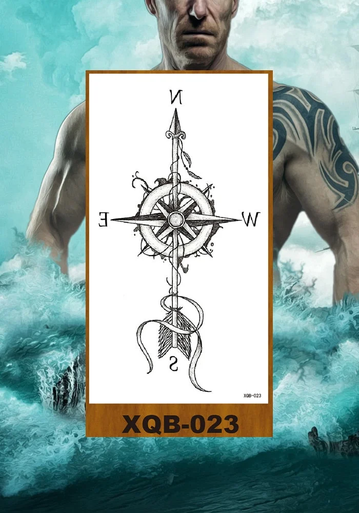 Temporary Tattoo Sticker Man Woman Arm Body Art Fake Tatoo Buddha Bodhisattva Believer Religion Valkyrie Female Warrior Goddess