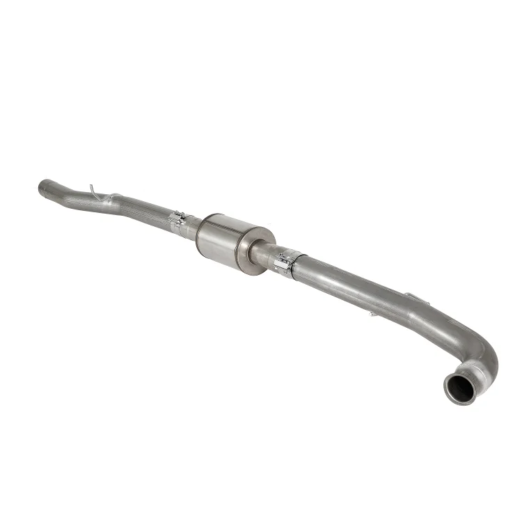2011-2015 Duramax LML 4" DPF & CAT Delete Pipe (with Muffler)
