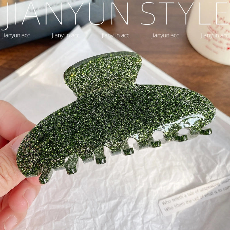 Casual Elegant Lady Women’s Solid Color Arylic Hair Claws