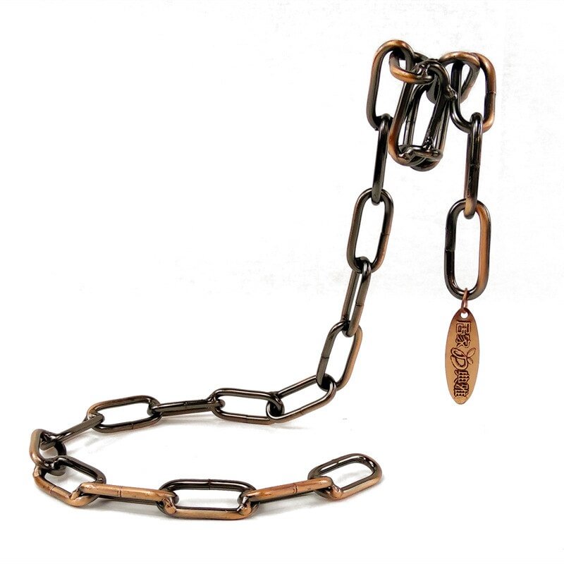 Athvotar Chain Hanging Wine Bottle Holder Magic Suspension Iron Chain Wine Rack Bar Cabinet Display Stand Shelf Bracket Home Decor
