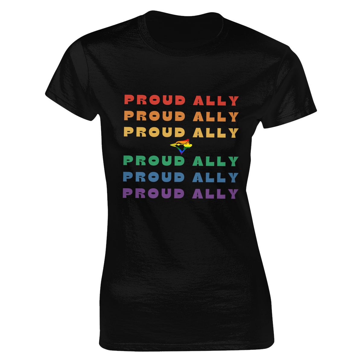 Toronto Blue Jays Proud Ally Women's Short-Sleeve Cotton Tee